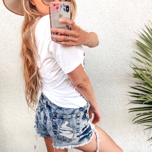 LAST ONE🌈✌🏻Good Vibes Only Colorful Graphic Tee - Picture 5 of 6